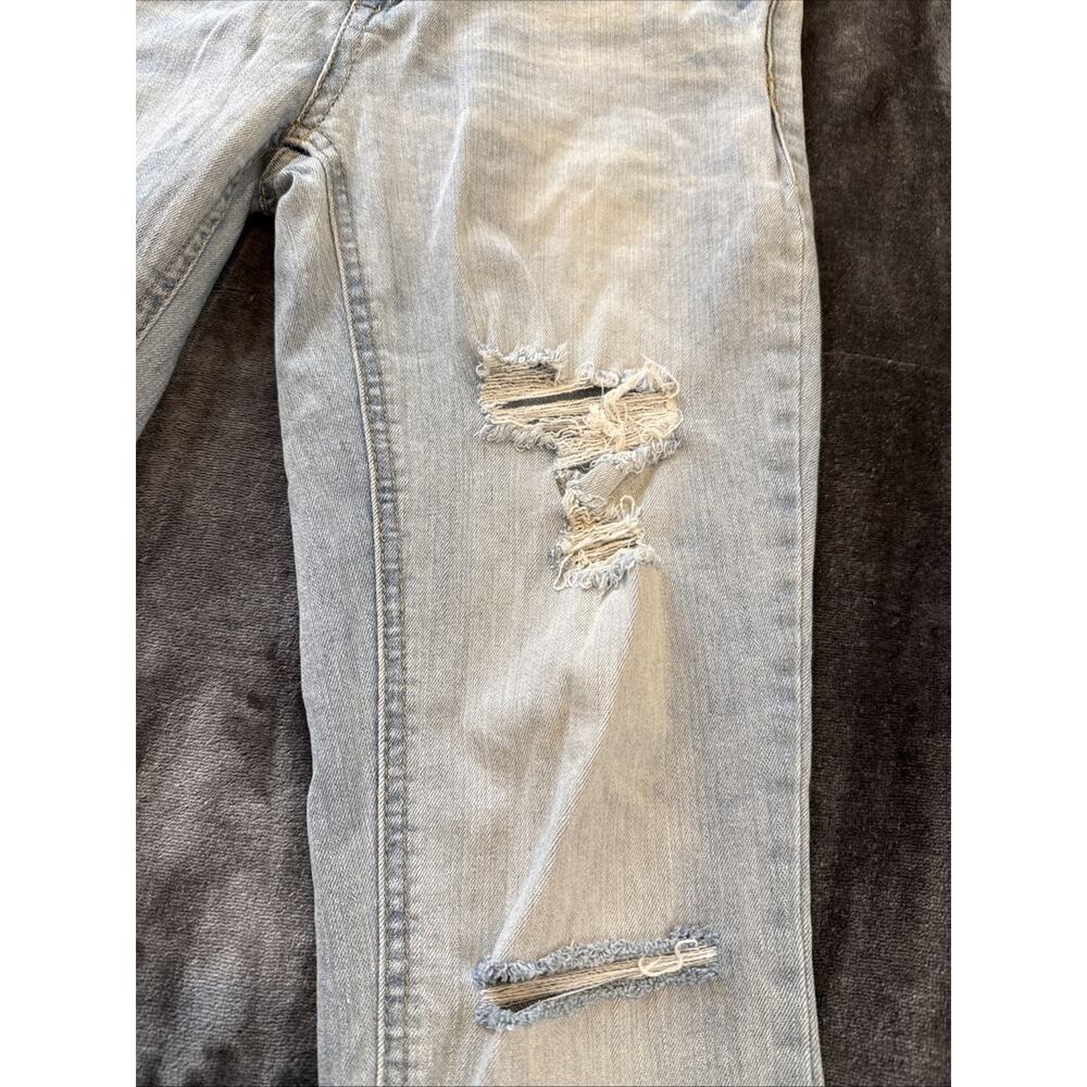 Dollhouse Women's Charley Jeans Denim Distressed Blue Light Wash Size 7 - Picture 5 of 16